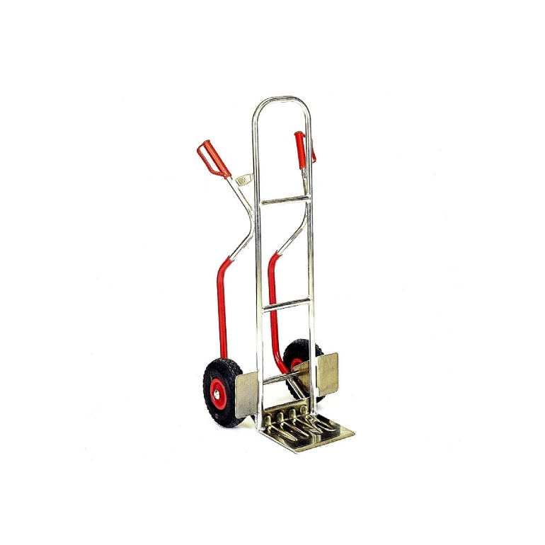 Diable aluminium roues pneumatiques