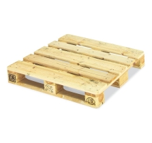 Kunststof pallet, Houten pallet