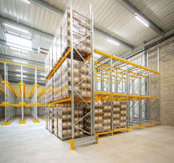 Stockage dynamique pushback vue 3/4 avant