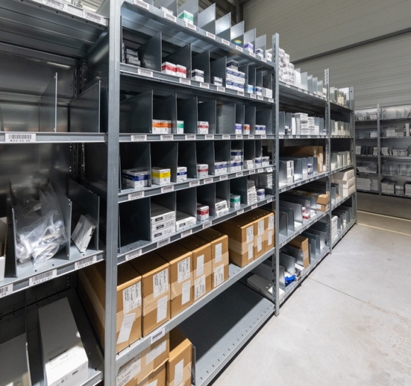 Stockage de pièces légères sur Prospace +