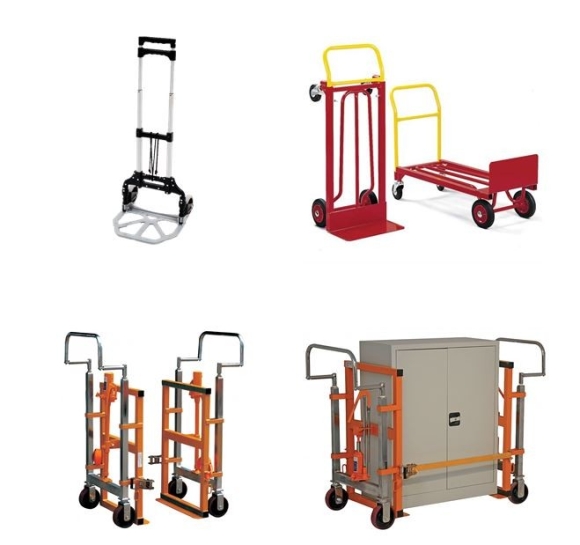 diable pliant, diable porte-futs, porte-chaises, diable jumelé
