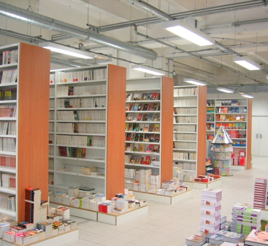 Proclass kantoorrekken voor het opbergen van boeken in een bibliotheek
                